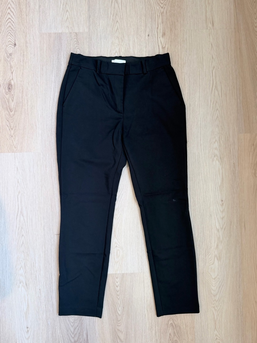 H&M Black Tailored Slim Trousers